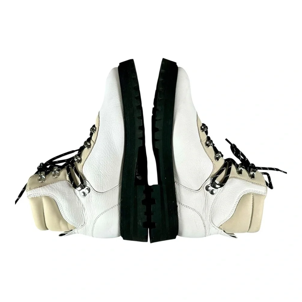 & Other Stories Women’s Leather Lace-Up Hiking Boots US 7 - Picture 12 of 16